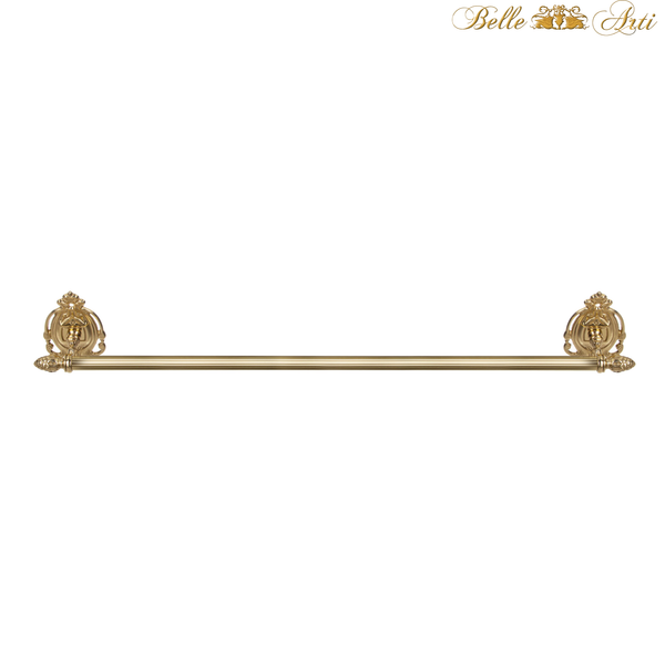 Towel rail made of real brass in classic baroque style - elegant and rustproof
