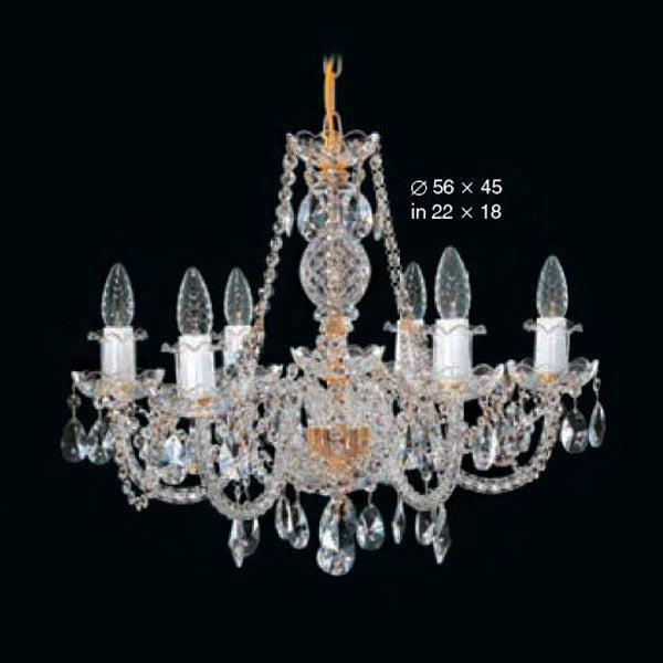 Chandelier Scafati Gold