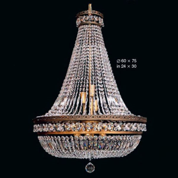 Chandelier Casoria Gold