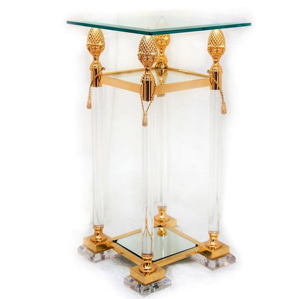 Acrylic column 80cm gold