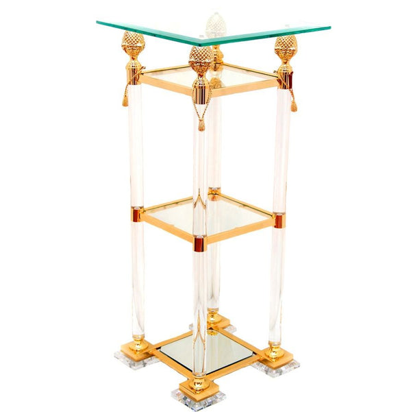 Acrylic column 100cm gold