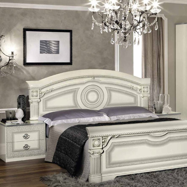 Bedroom Aida White-Silver