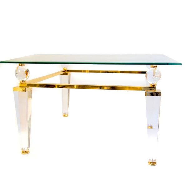 Coffee table acrylic ball crystal