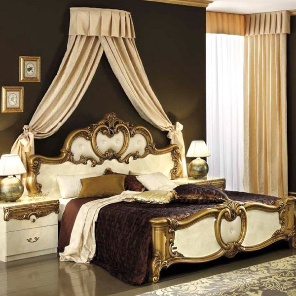 Bedroom Barocco Beige-Gold