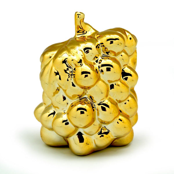 Ceramic decoration grapes gold