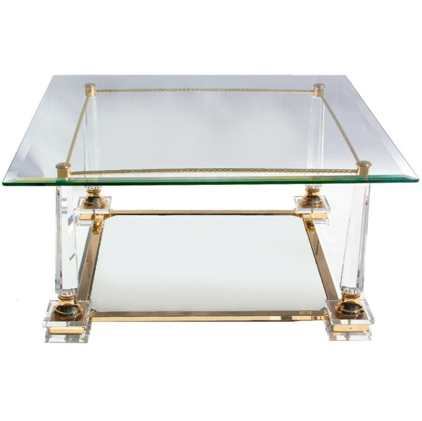 Coffee table acrylic Florencia crystal
