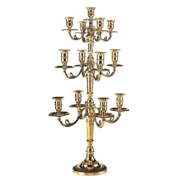 Candlestick gold 13-flame
