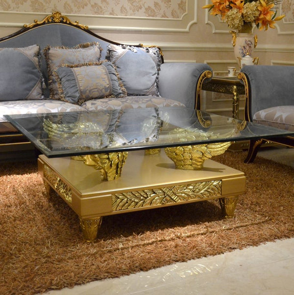 Coffee table angel gold