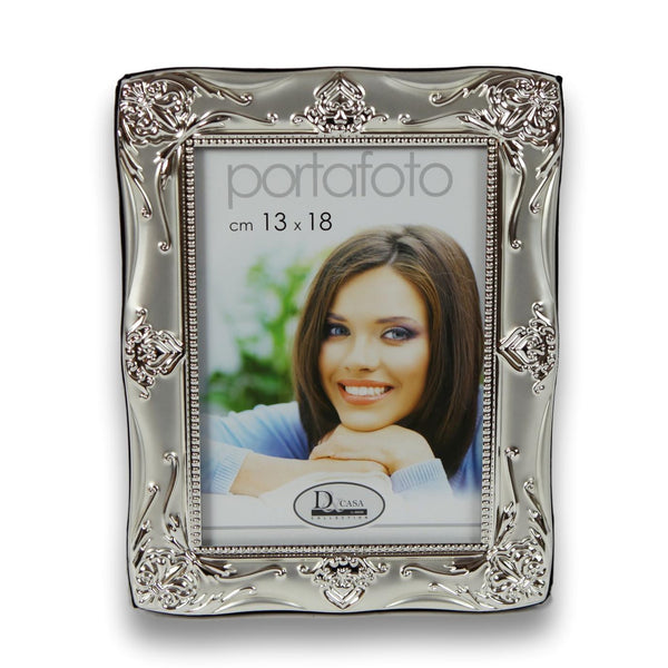 Picture frame baroque silver