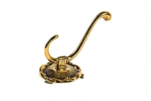 Brass coat hooks