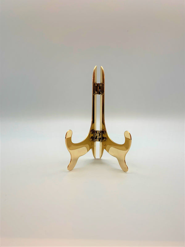 Small easel brass gold Art 654