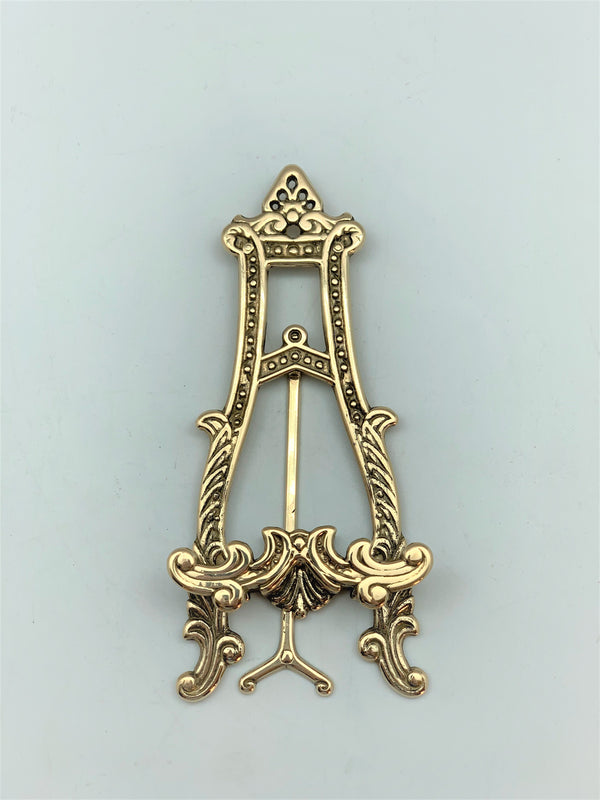 Small easel brass gold art 1715/1716