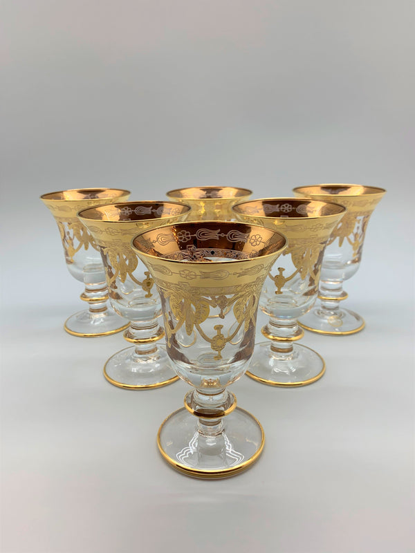 Exclusive Murano Lead Crystal Wine Glasses