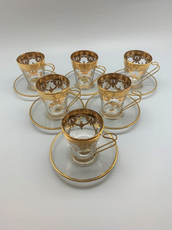 Exclusive Torcello Floral Tea Glasses