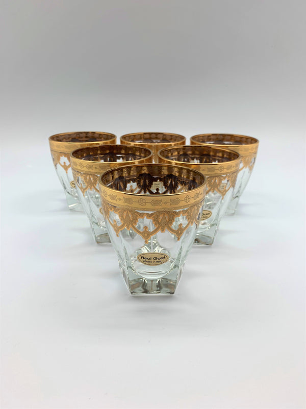 Exclusive Torcello Floral Whisky Glasses