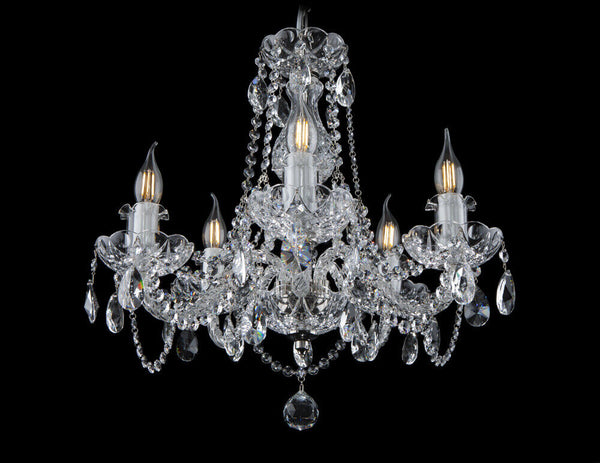Crystal glass chandelier ceiling light ceiling lamp classic gold