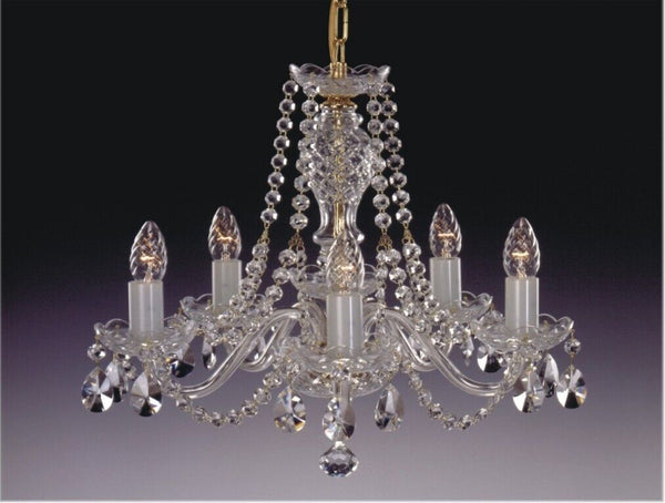 Crystal glass chandelier ceiling light ceiling lamp classic gold