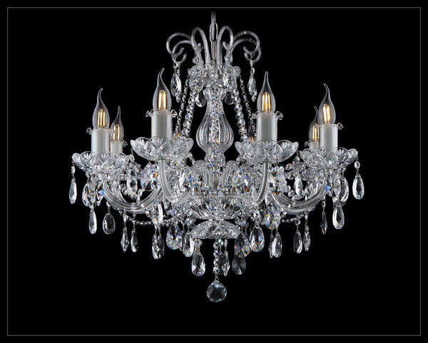 Crystal glass chandelier ceiling light ceiling lamp classic gold