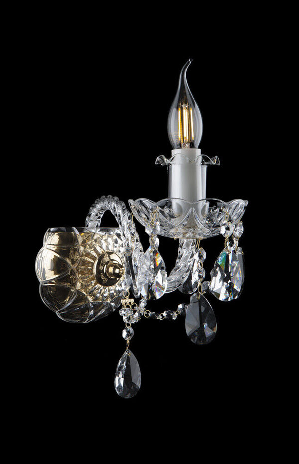 Crystal glass chandelier ceiling light ceiling lamp classic gold