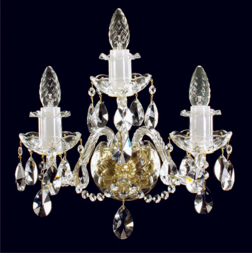 Crystal glass chandelier ceiling light ceiling lamp classic gold