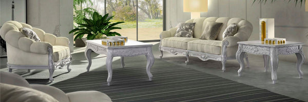Giada sofa set white