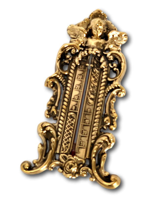 Thermometer brass angel