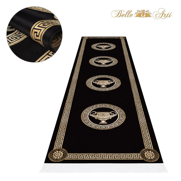 Carpet Runner Amphora Black