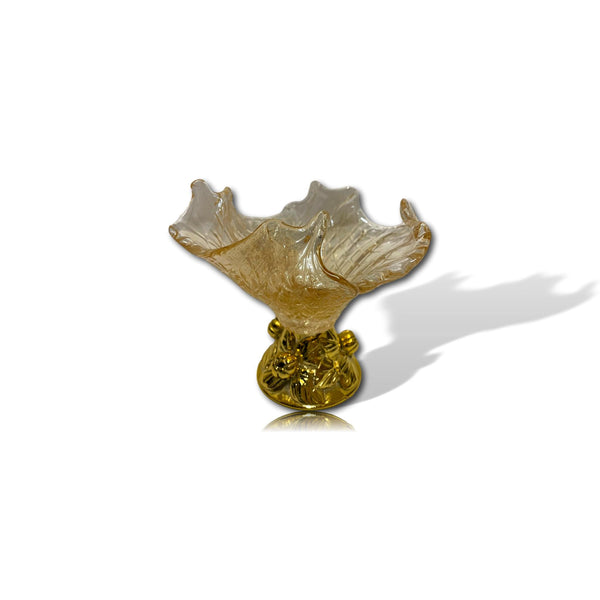 Small crystal bowl Murano square