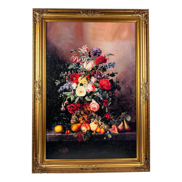 Painting Floral Motif Verona Vertical