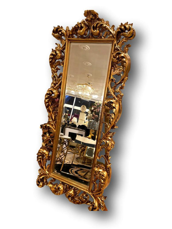 Exclusive mirror in antique / baroque style 195 x 85 cm