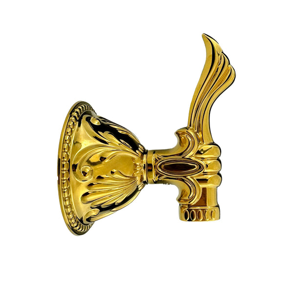 Towel hook made of real brass 1-way Esclusivo - noble & rustproof