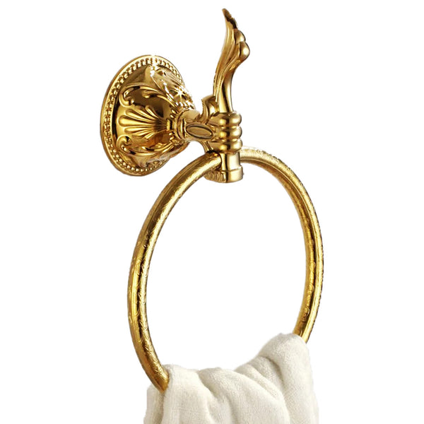 Towel ring made of real brass Esclusivo - high quality and rustproof