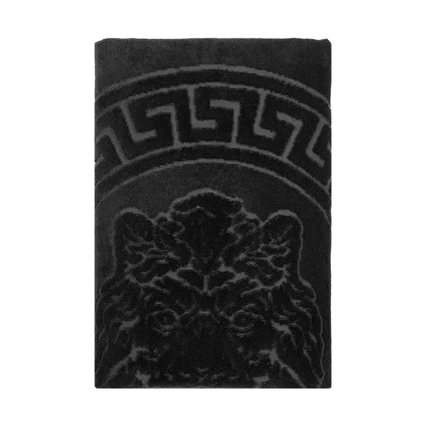 Luxurious guest towels lion velour in black 3D look - 100% cotton