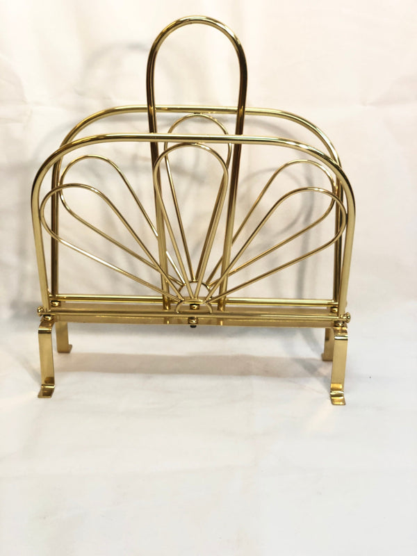 Newspaper stand brass